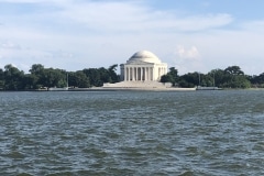 A view of Jefferson Memorial on the walk over.