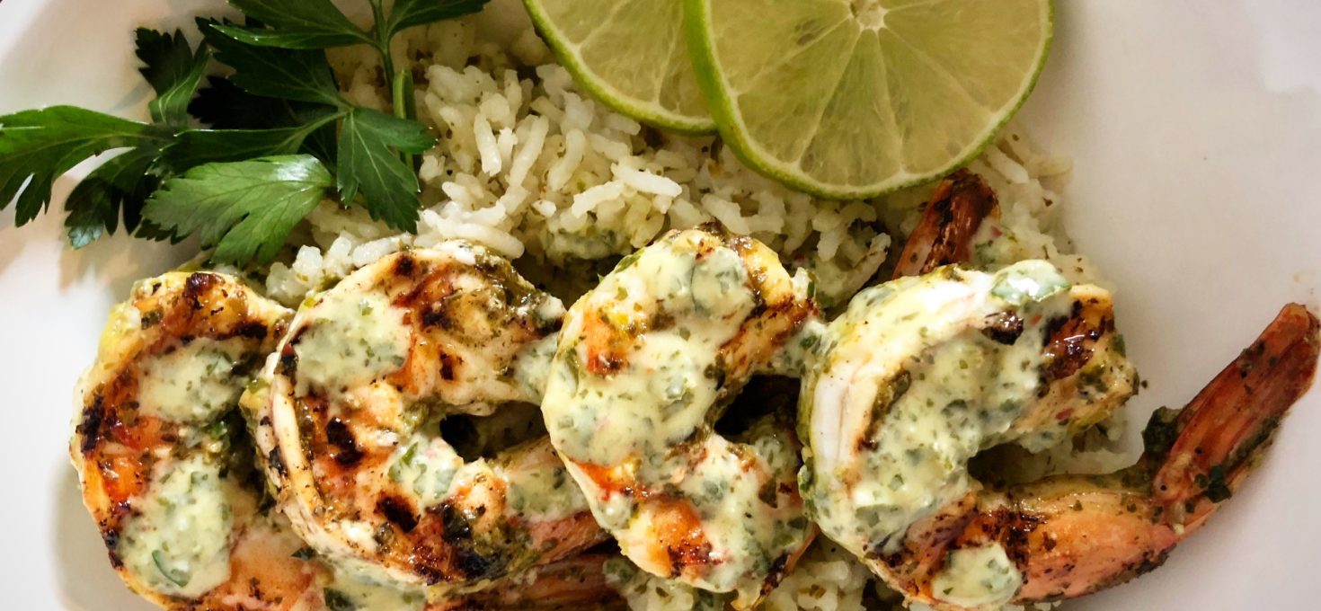 Chimichurri Shrimp and Rice