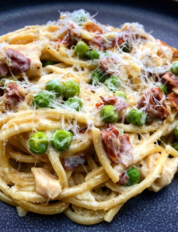 Faux Chicken Carbonara