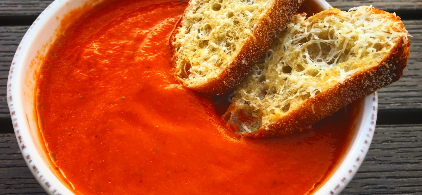 Roasted Red Pepper & Tomato Soup
