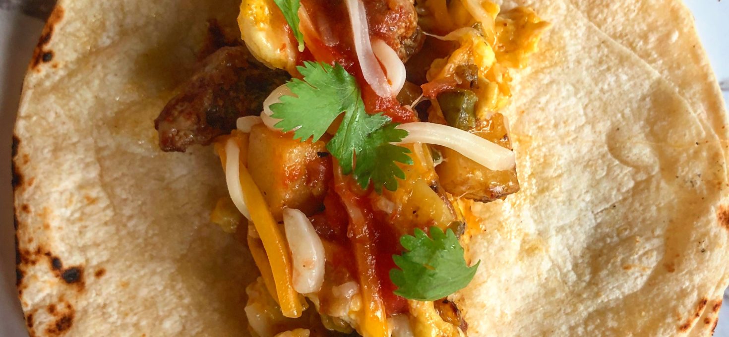 Chorizo Breakfast Tacos