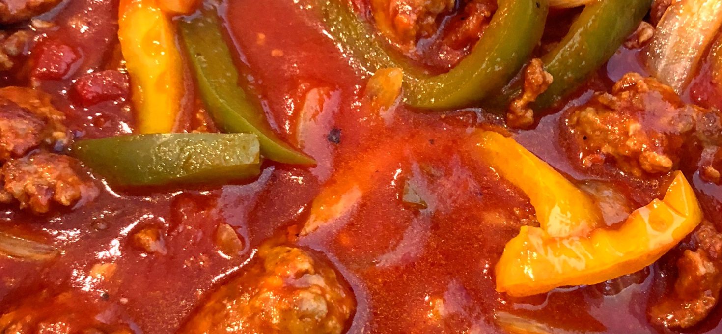 Slow Cooker Sausage & Peppers