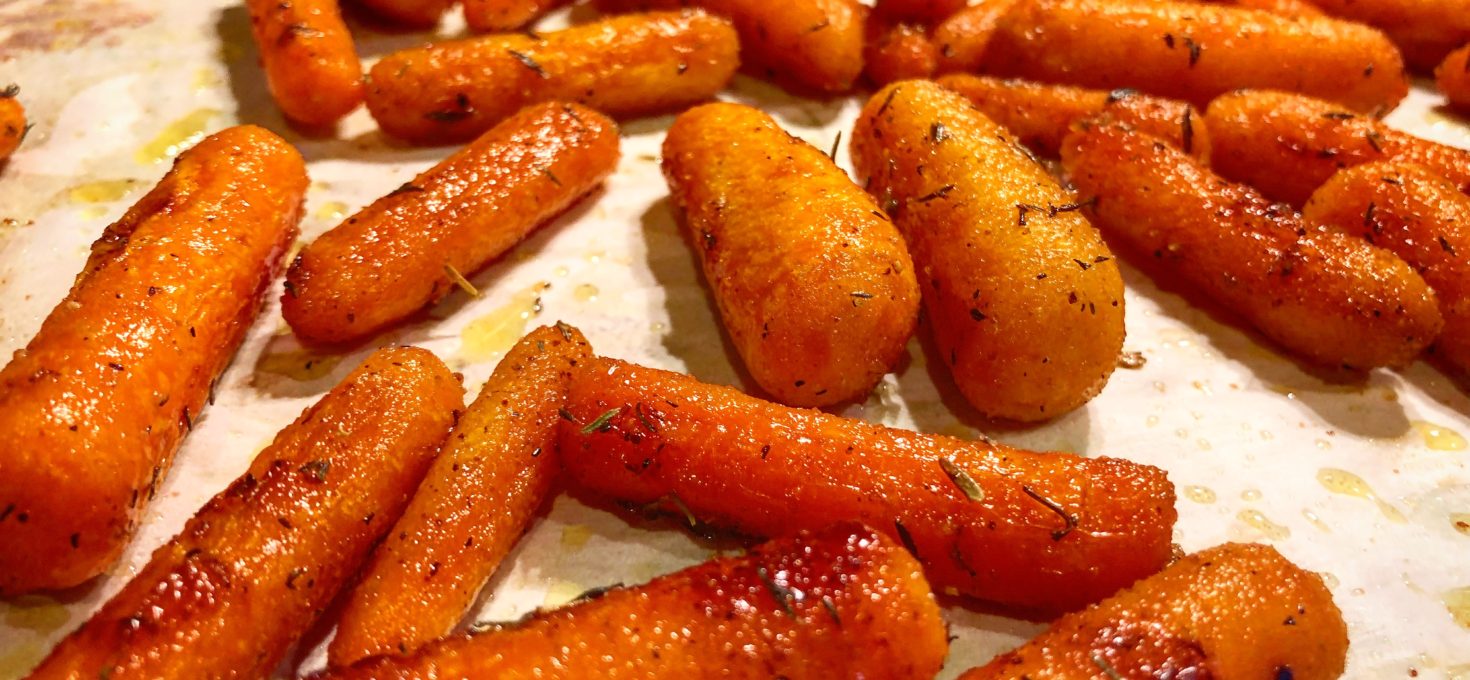 Sweet Heat Roasted Carrots