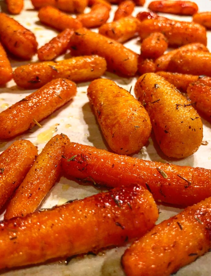 Sweet Heat Roasted Carrots