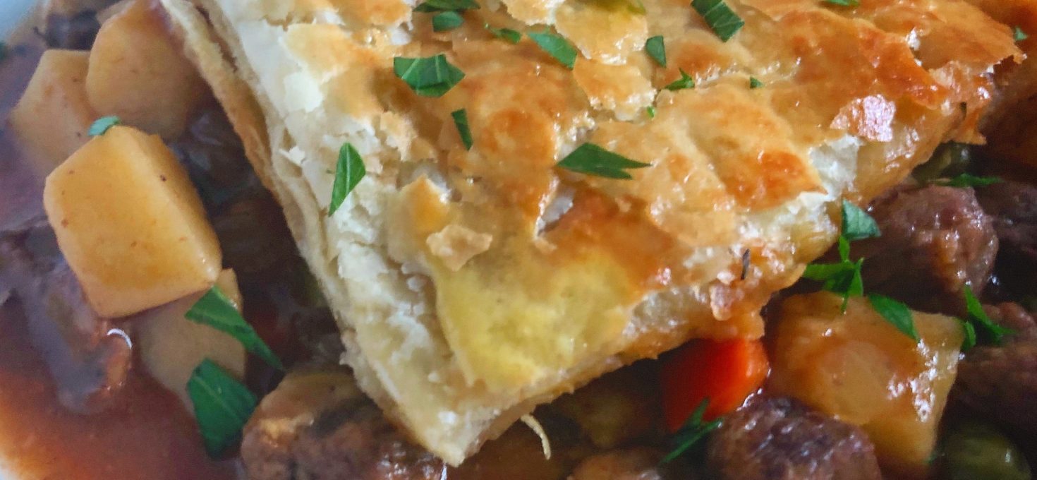 Puff Pastry Beef Pot Pie