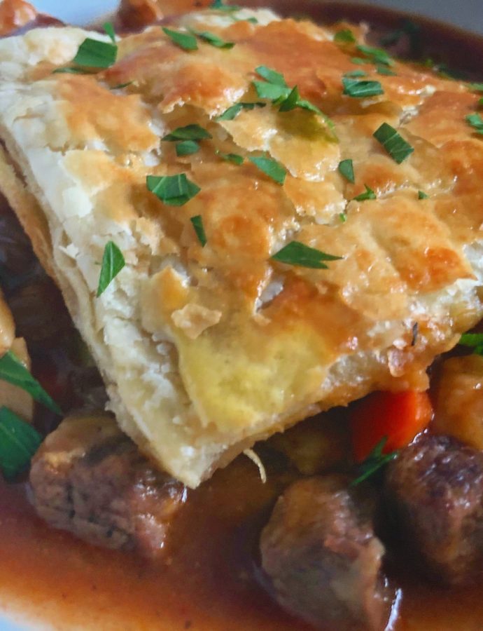 Puff Pastry Beef Pot Pie