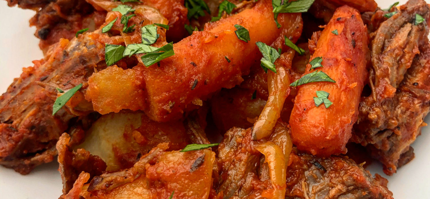 Home-Style Pot Roast with Tomato Gravy