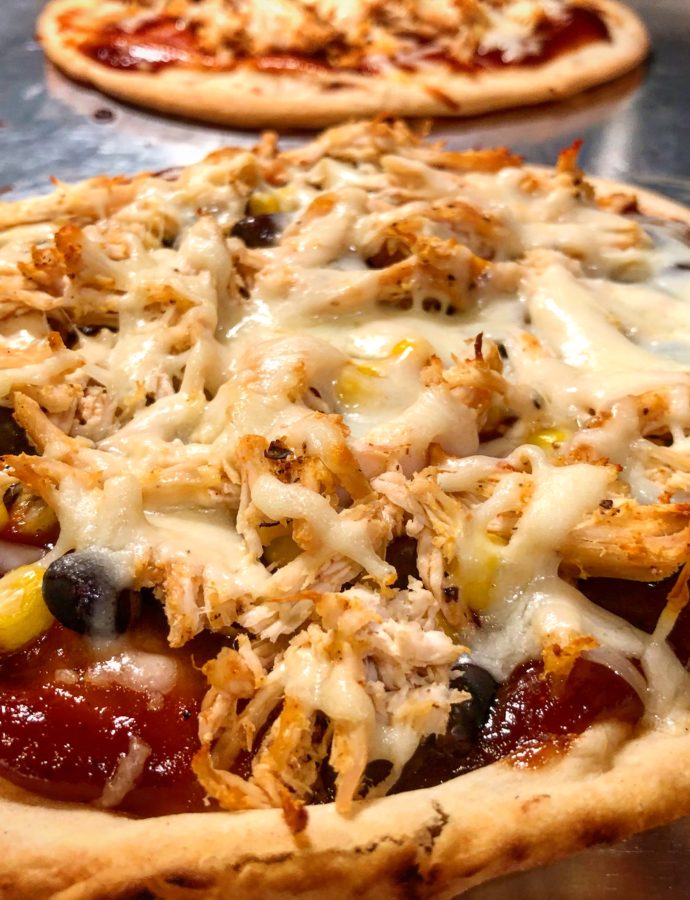 BBQ Chicken Flatbread Pizzas
