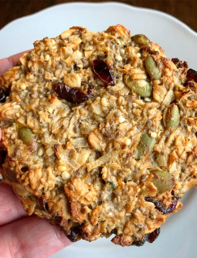 Flourless Oatmeal-Banana Breakfast Cookies