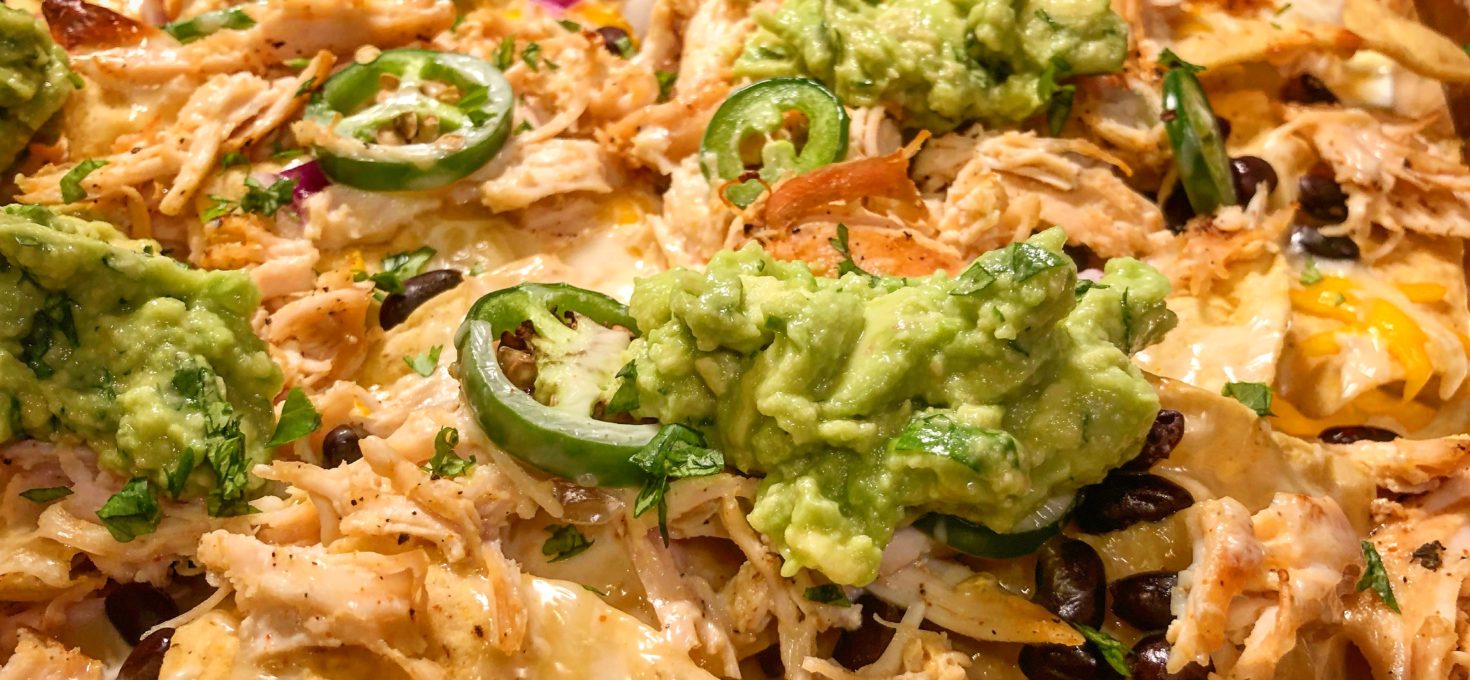 Game Day Shredded Chicken Nachos