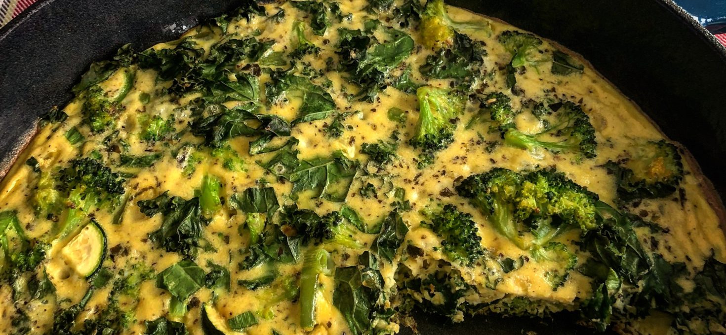 The Green Monster Veggie Fritatta