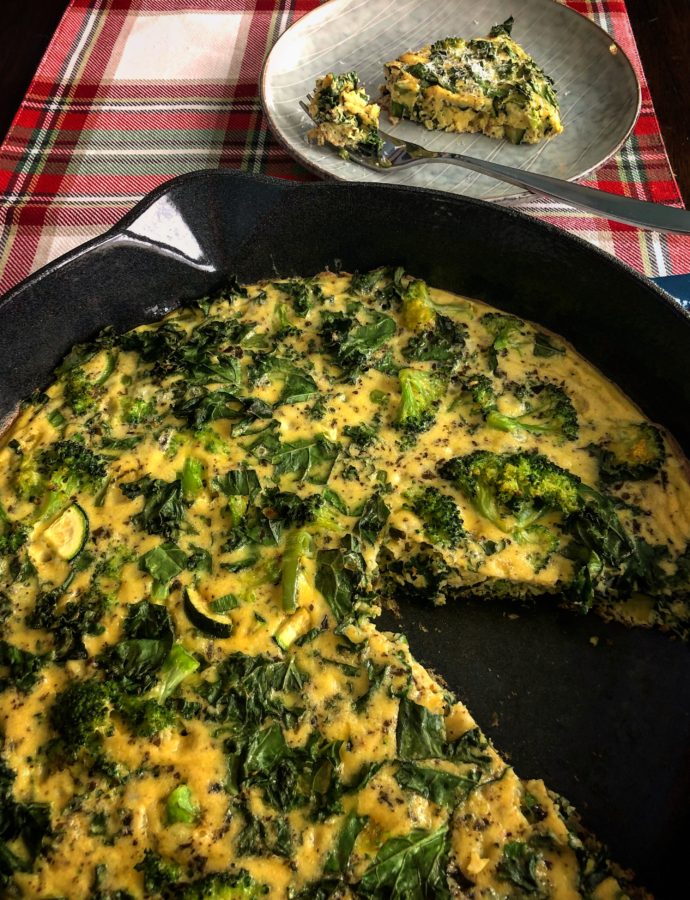 The Green Monster Veggie Fritatta