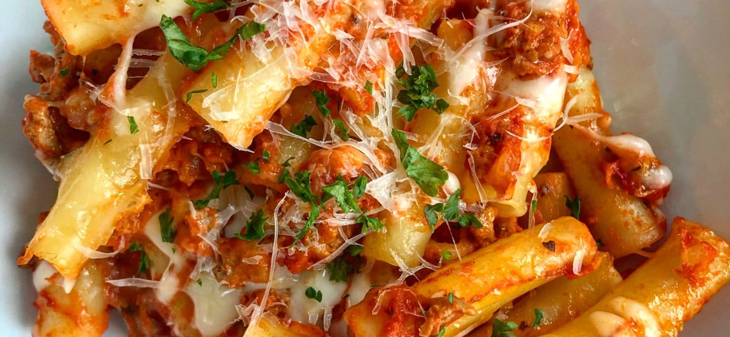 Ground Turkey Baked Ziti
