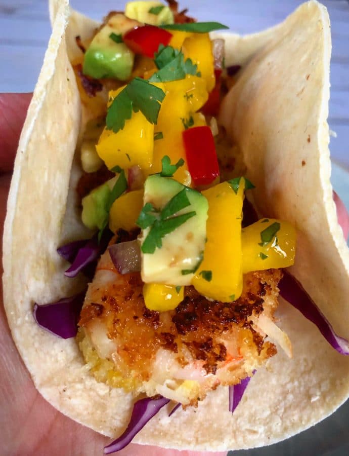 Coconut Shrimp Tacos