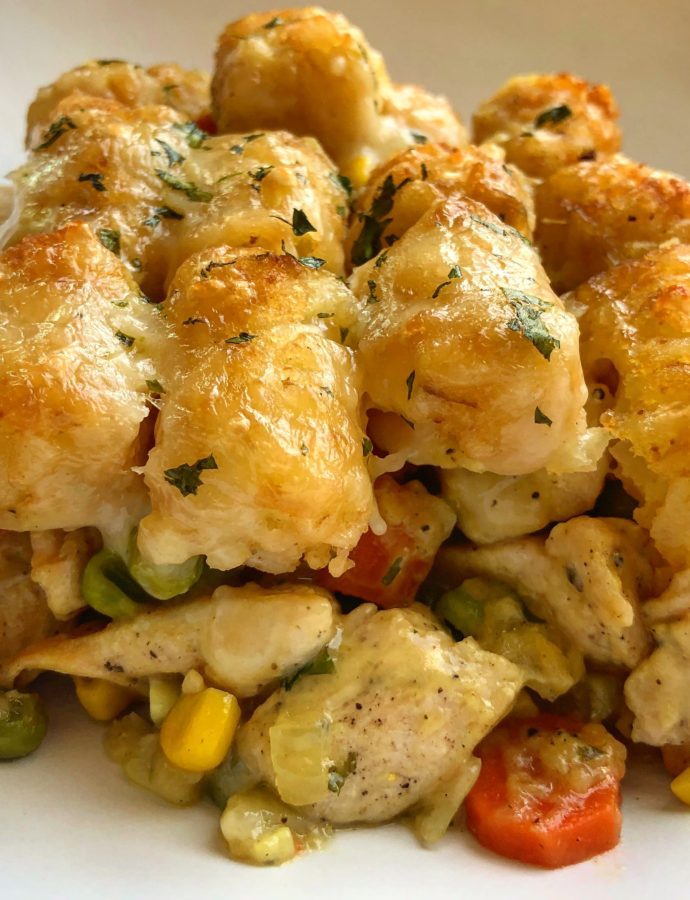 Cheesy Chicken Tot Pie