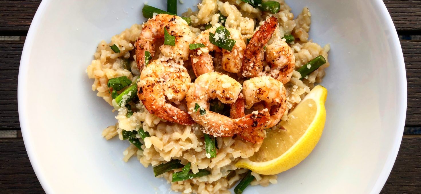 Shrimp & Asparagus Risotto