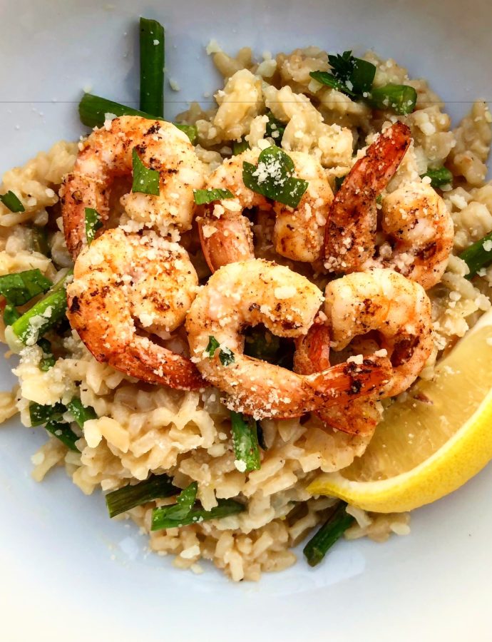 Shrimp & Asparagus Risotto