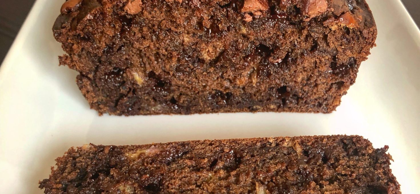 One-Bowl Double Chocolate Banana Bread