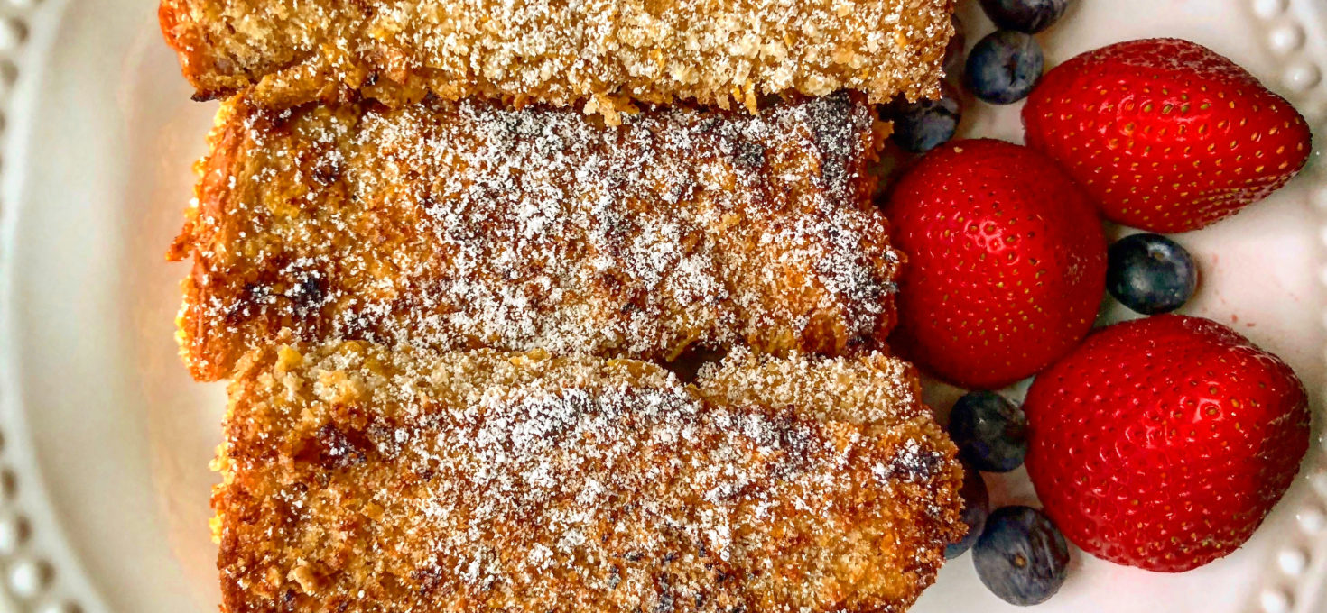 Crunchy Cinnamon French Toast Sticks