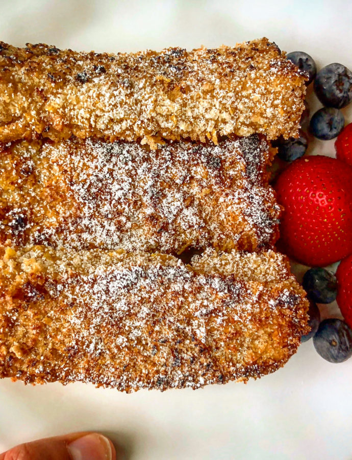 Crunchy Cinnamon French Toast Sticks
