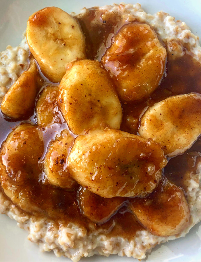 Bourbon Bananas Foster Topping