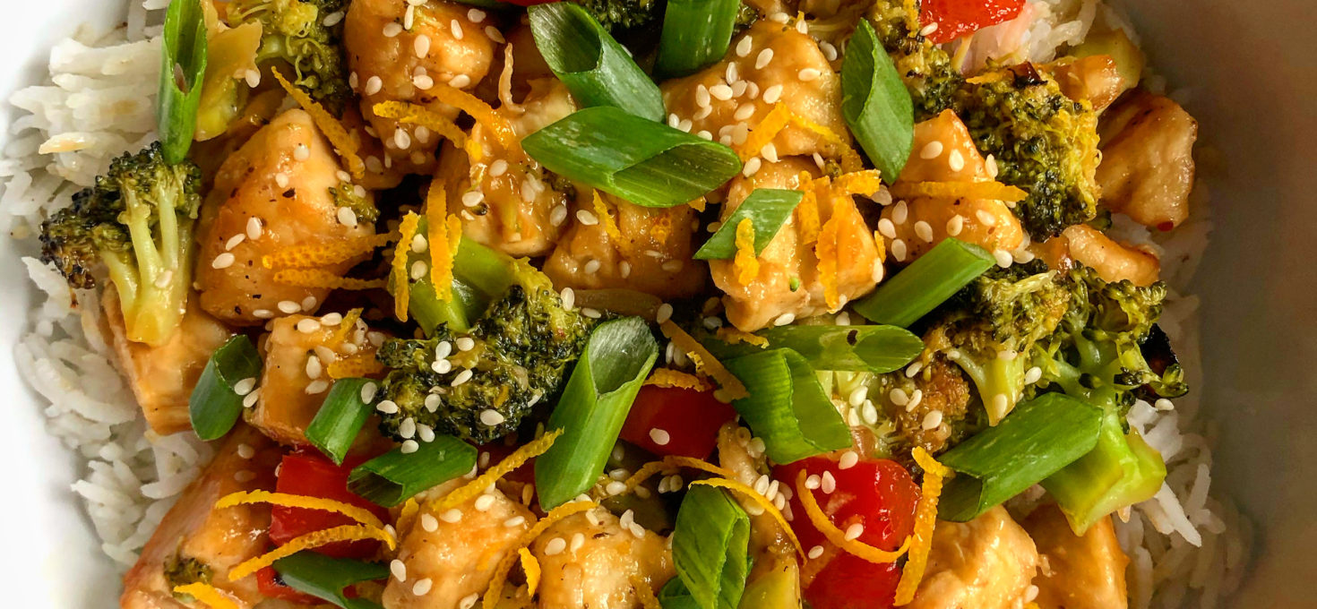 Healthier Orange Chicken