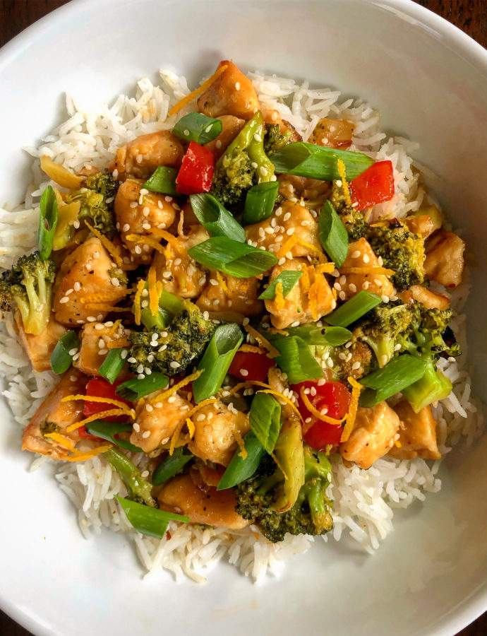 Healthier Orange Chicken