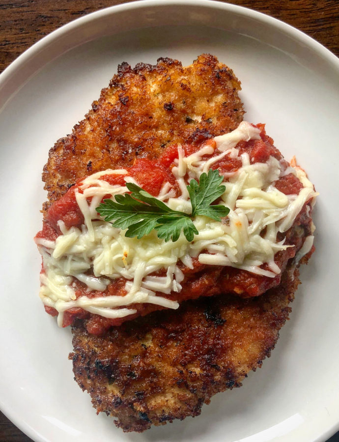 Chicken Parmesan with Spicy Marinara