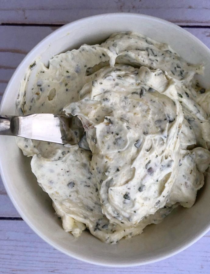 Whipped Roasted Garlic Butter