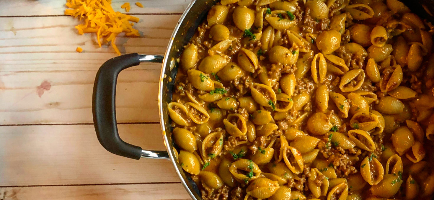 Homemade Cheesy Hamburger Helper