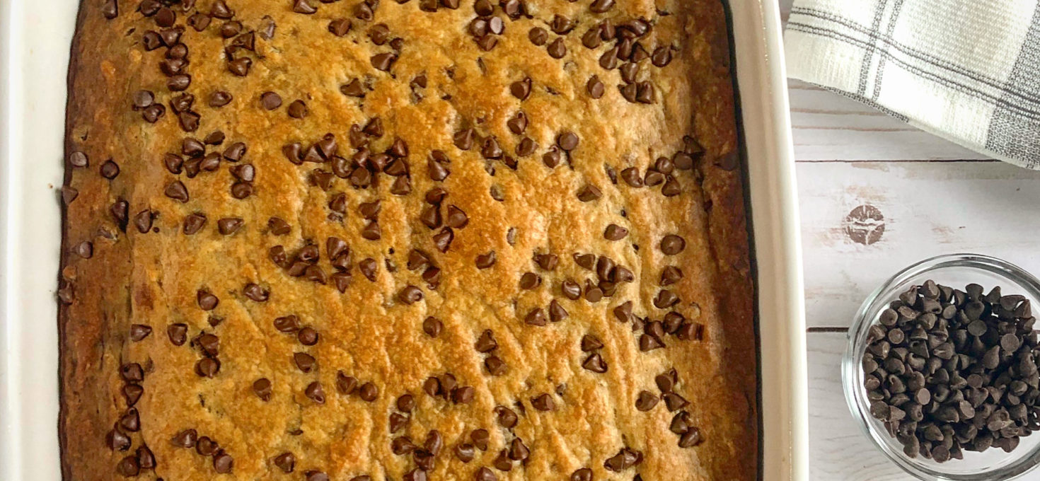 Peanut Butter & Banana Blondies