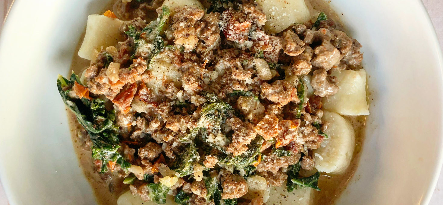 Beefy Tuscan Gnocchi