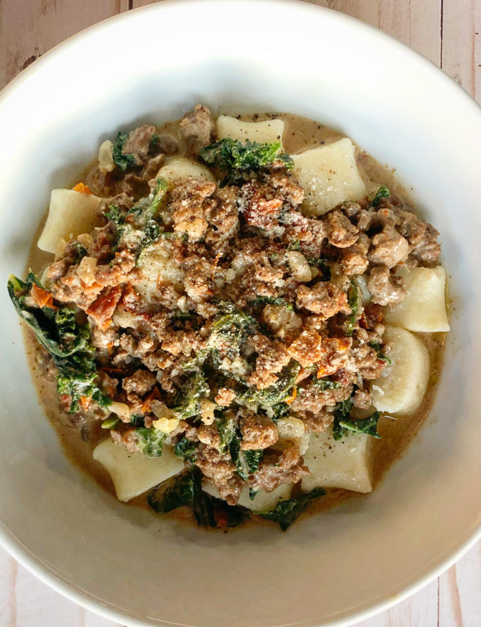 Beefy Tuscan Gnocchi