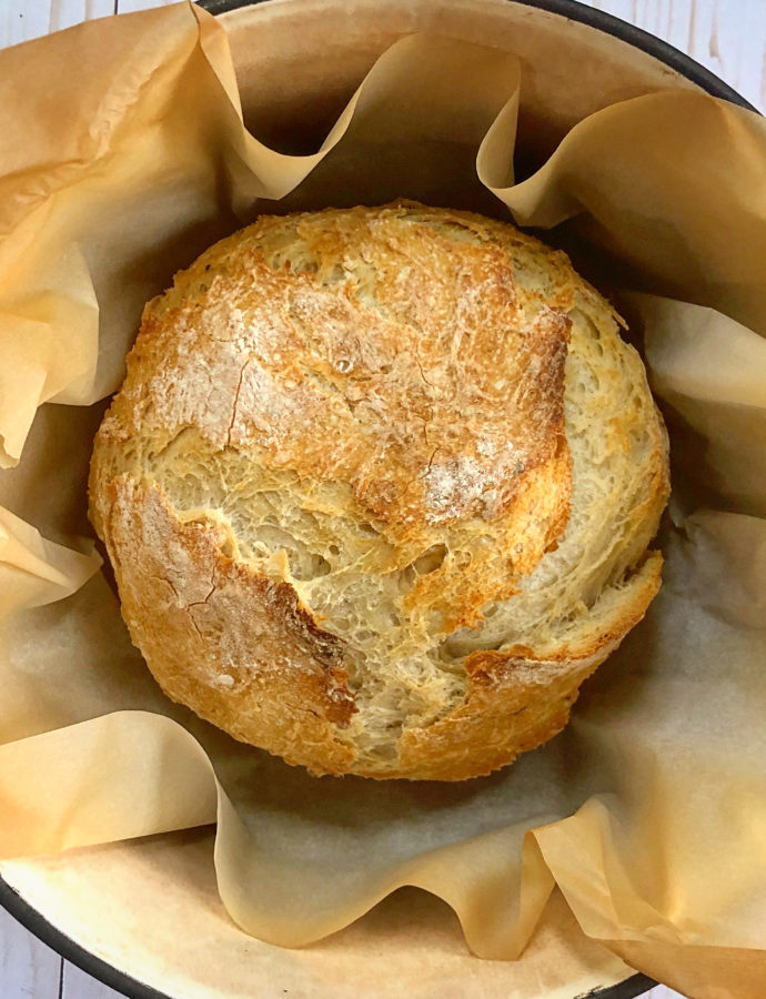 Italian Dutch Oven Bread