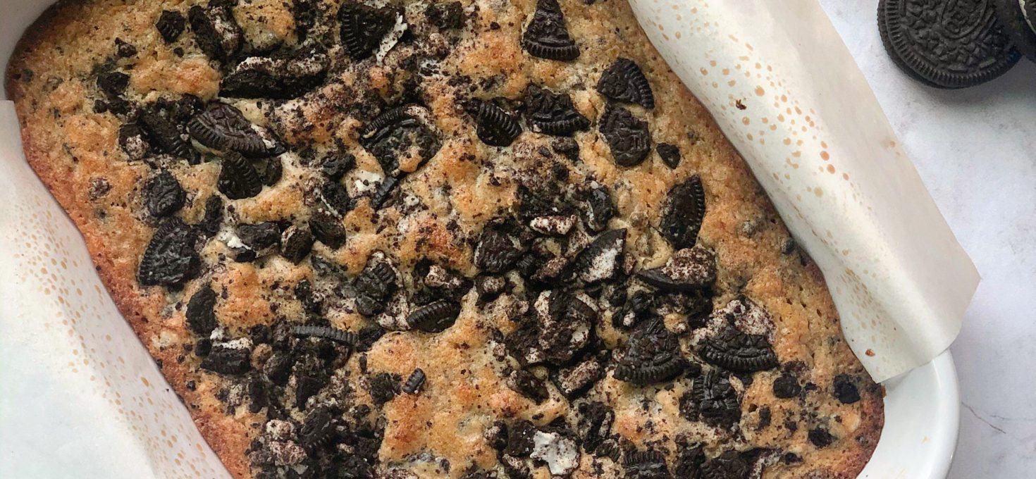 Loaded Oreo Blondies