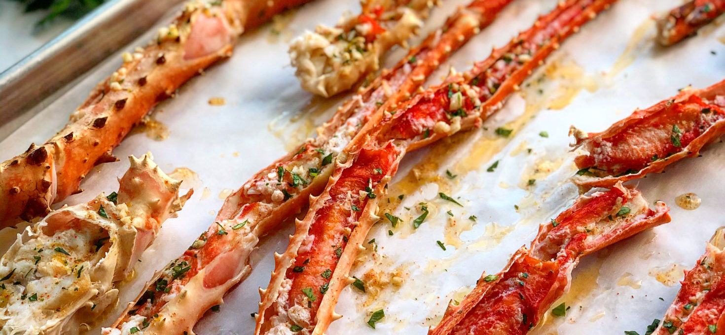 Garlic Butter King Crab Legs