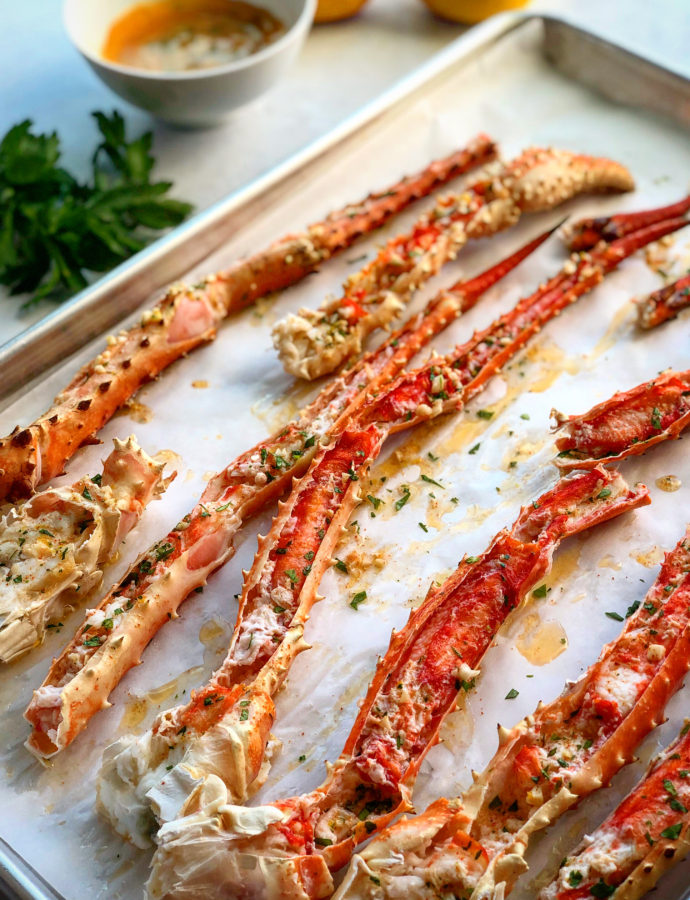 Garlic Butter King Crab Legs