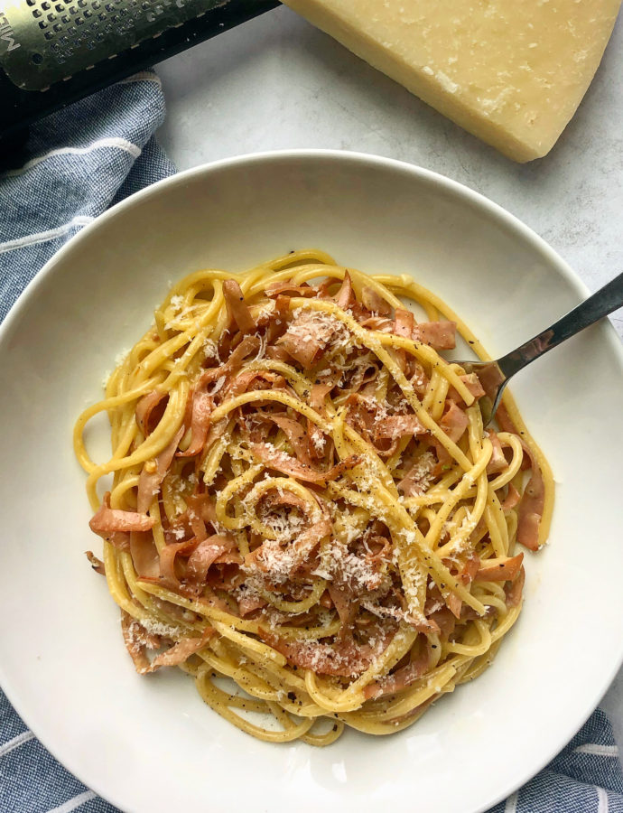 Mortadella Carbonara