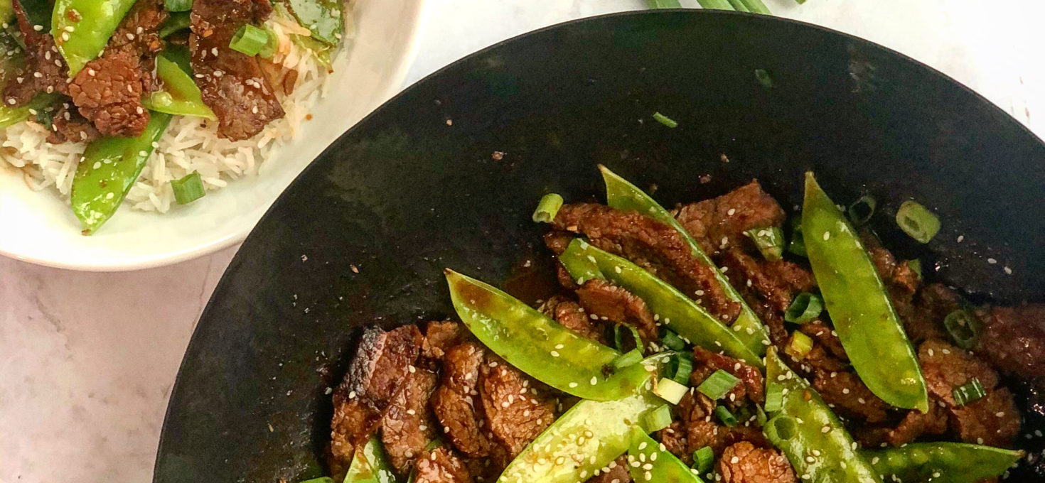 Asian Beef with Snow Peas