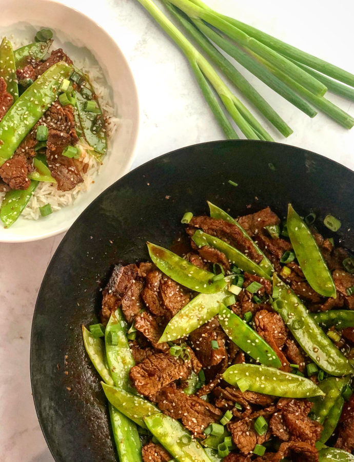 Asian Beef with Snow Peas
