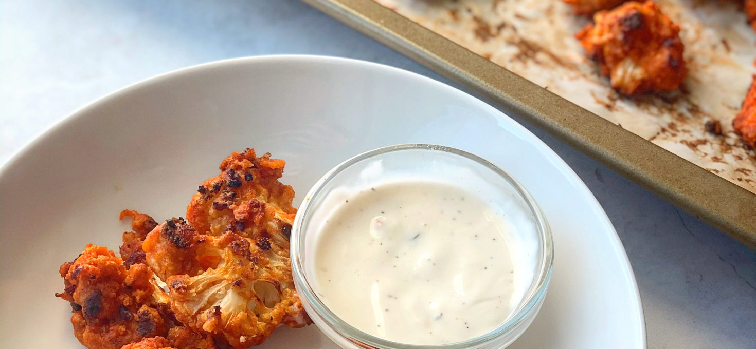 Roasted Buffalo Cauliflower