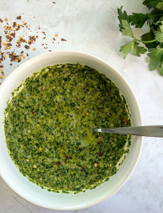 The Best & Easiest Chimichurri