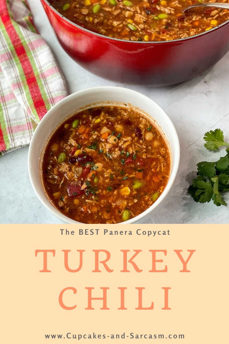 Turkey Chili- The Best Panera Copycat - Cupcakes And Sarcasm