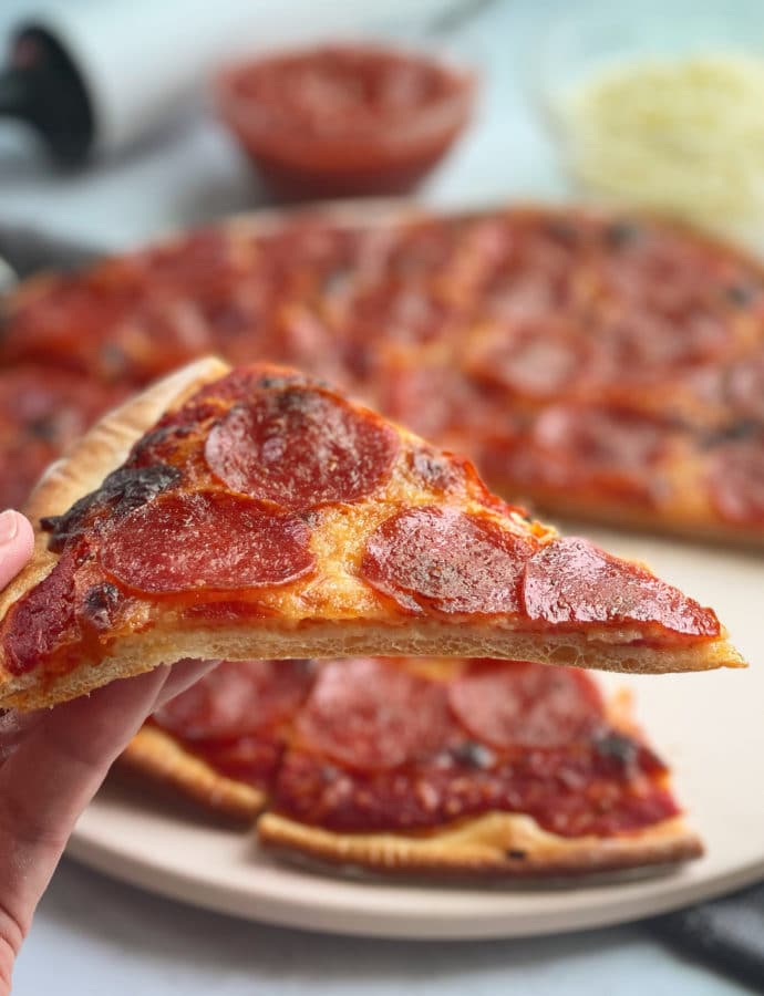 Easy & Crispy Thin Crust Pizza