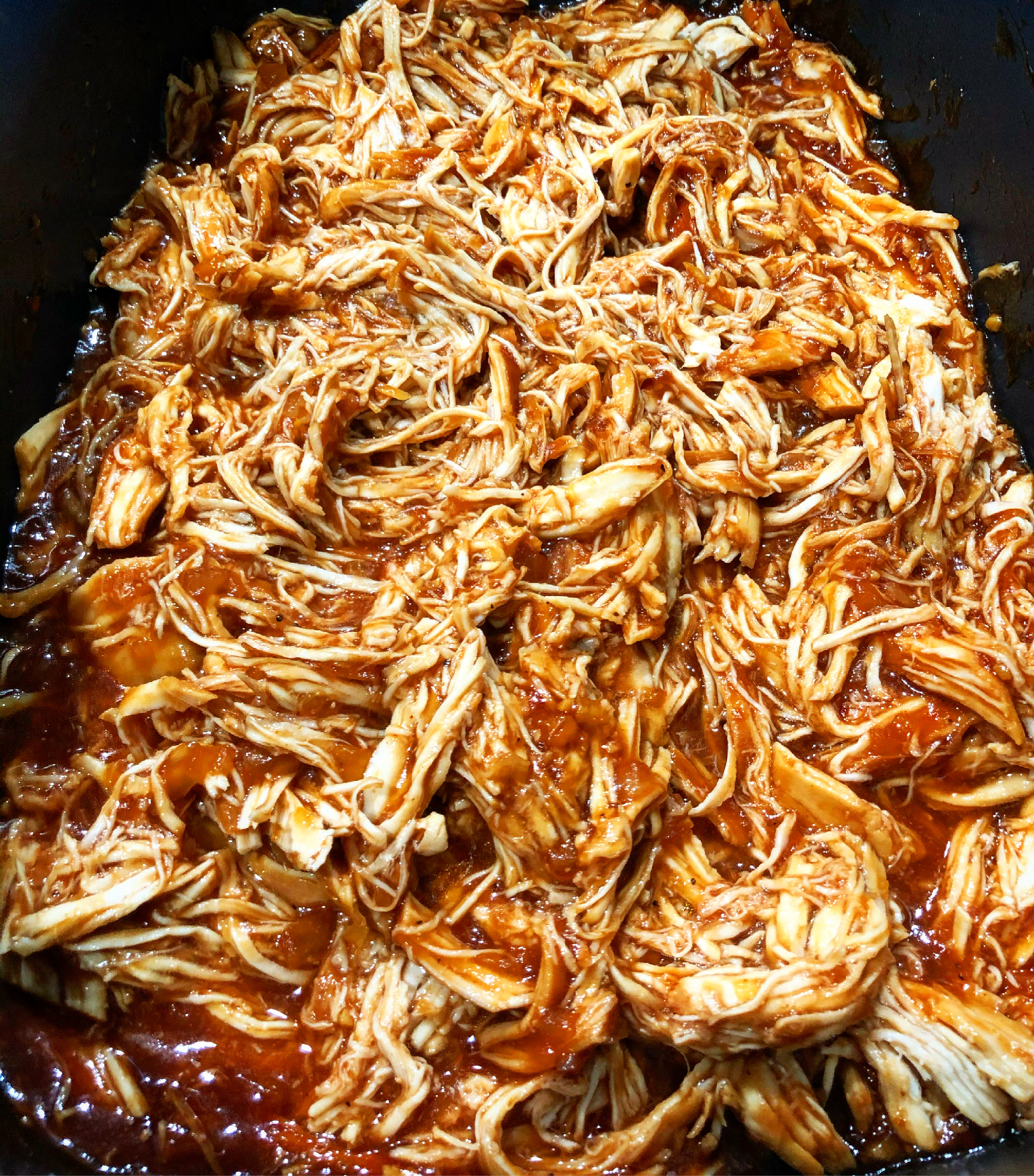 Slow Cooker Pulled BBQ Chicken - Cupcakes And Sarcasm