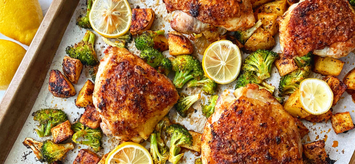 Lemon Chicken Sheet Pan Dinner