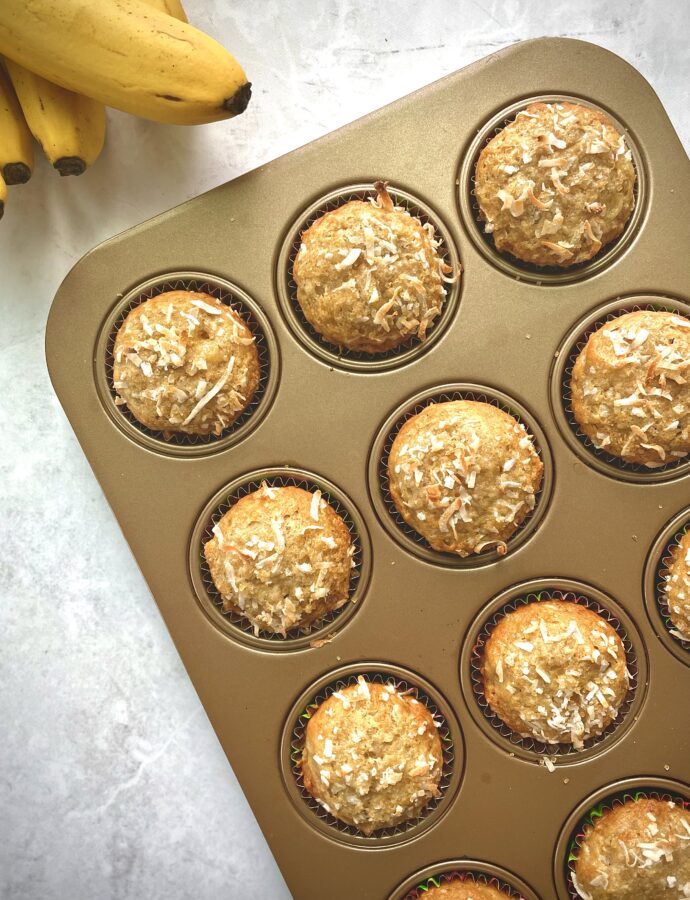 Hawaiian Pineapple Banana Muffins