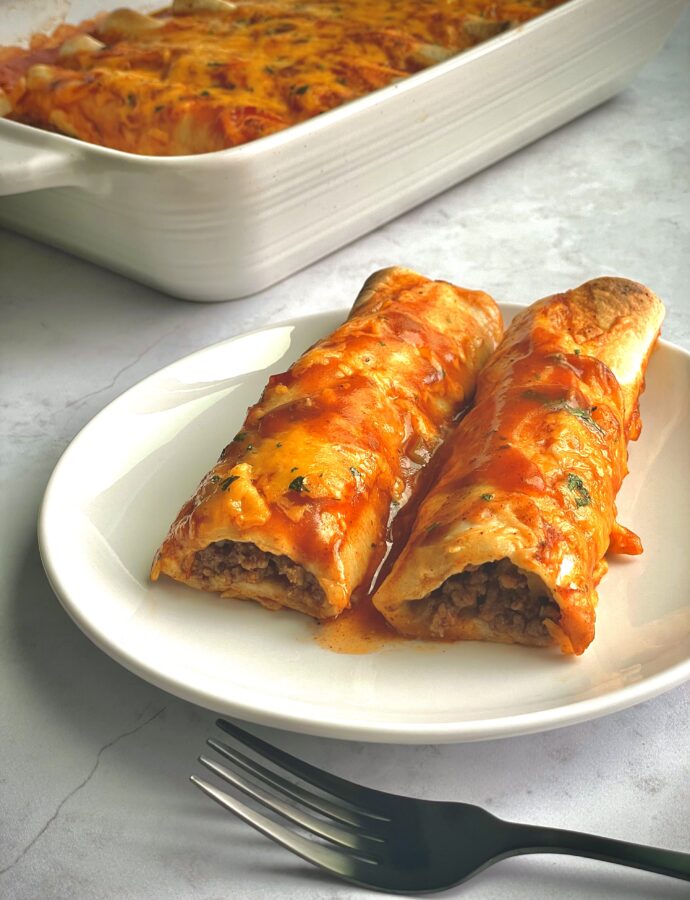 Ultimate Ground Beef Enchiladas